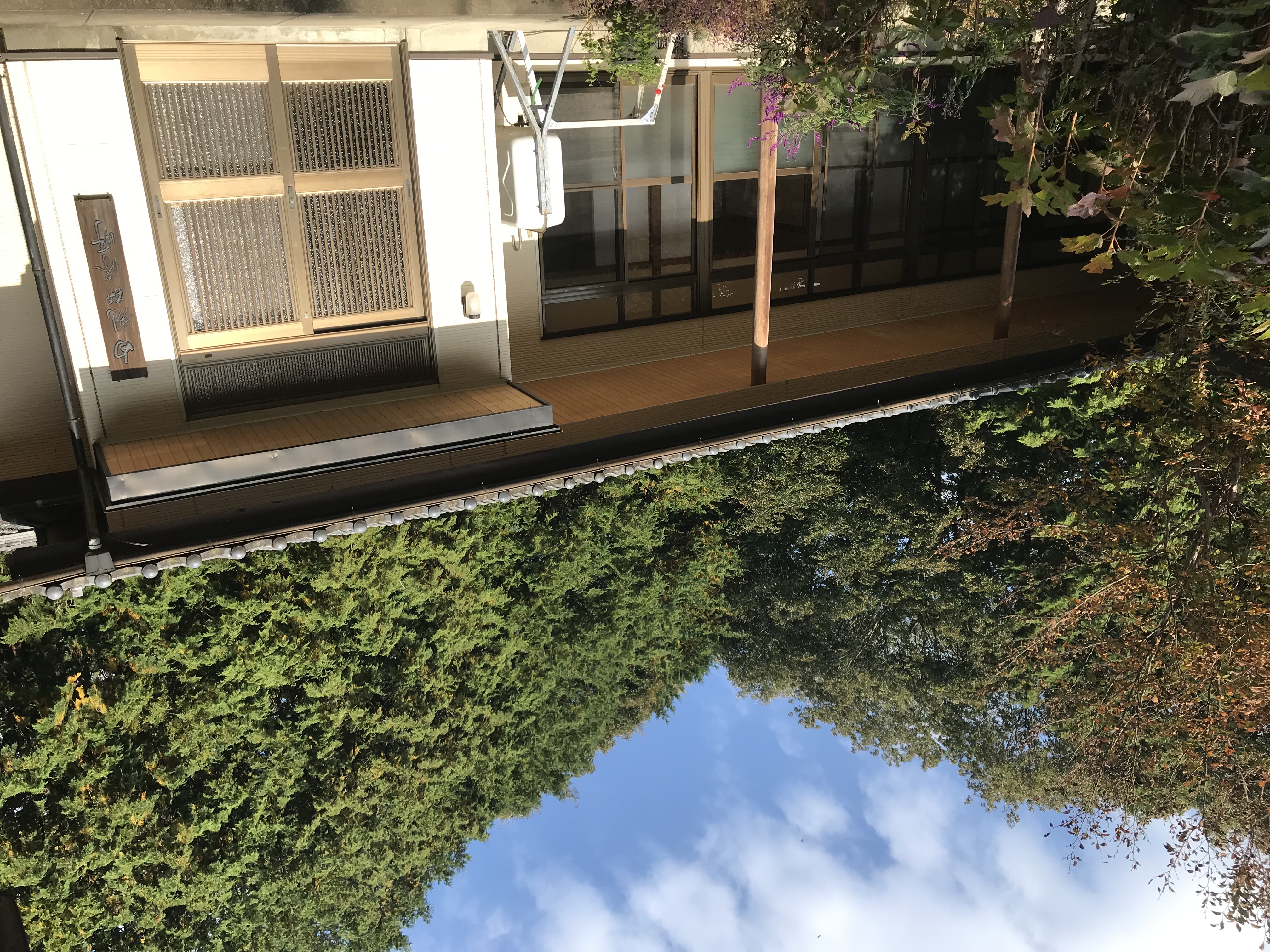 鳥の声と緑に包まれて